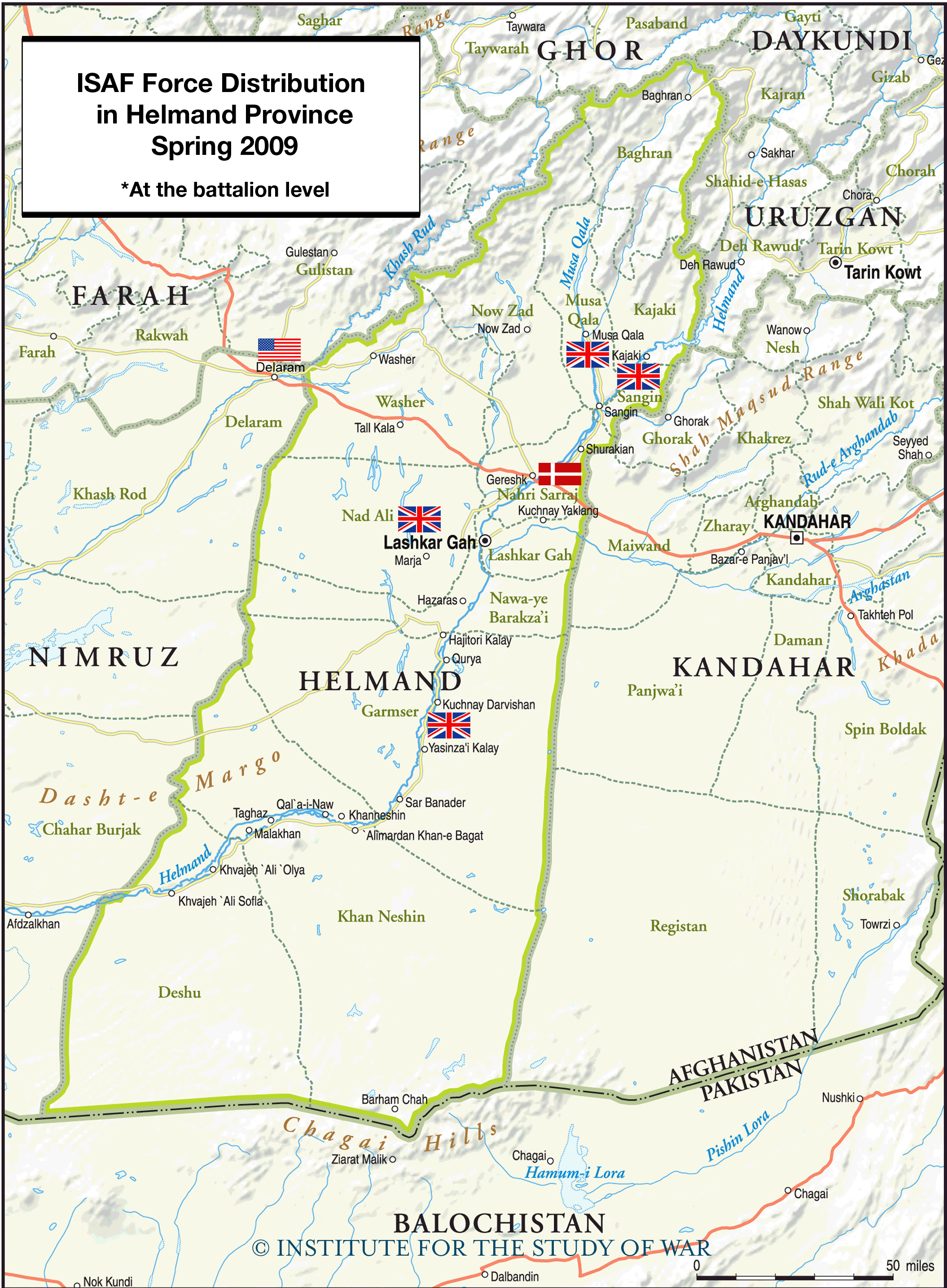 Helmand Province Map